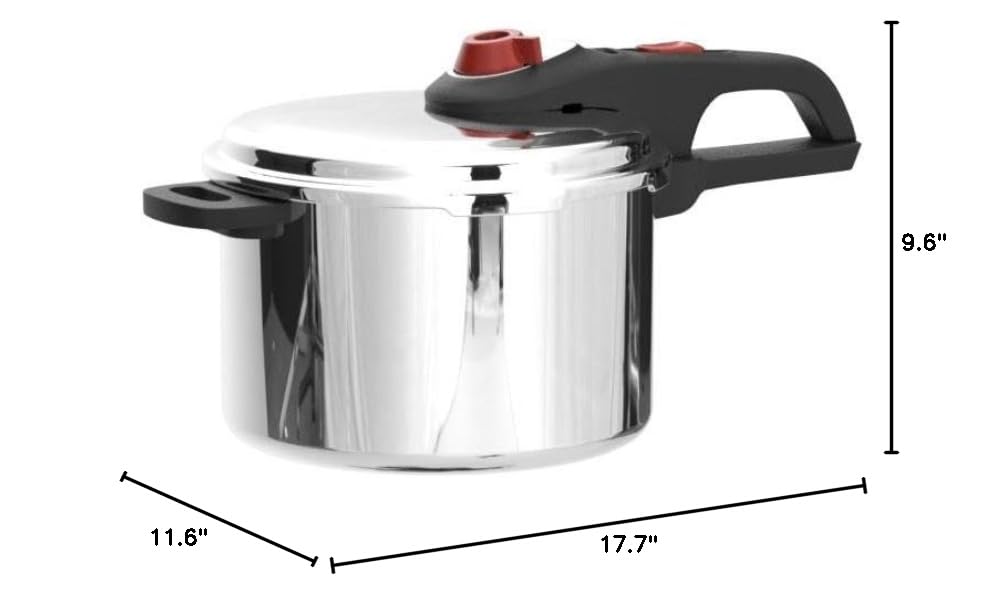 6-Quart Aluminum Pressure Cooker P839