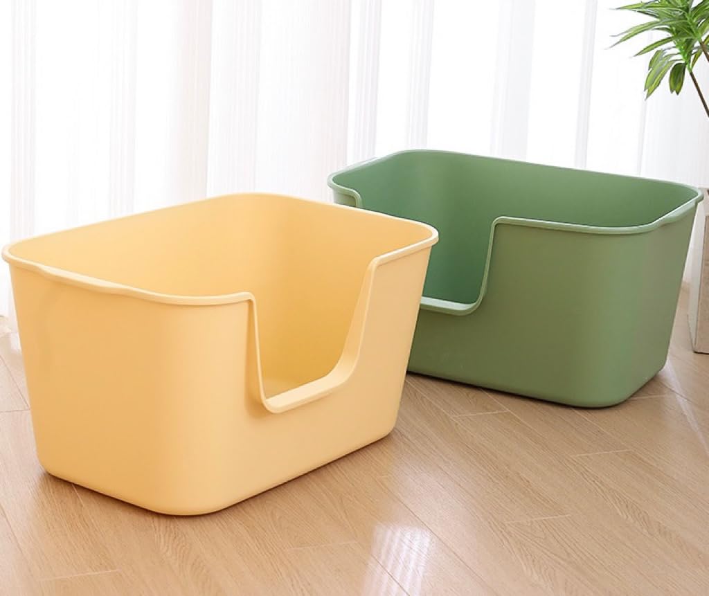 Extra Large High Sides Anti-Splashing Kitty Litter Box S15289