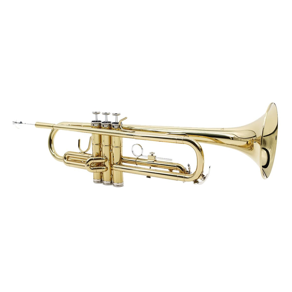 Trumpet Set with Hard Case, Mouthpiece, Cleaning Kit, Brass B955