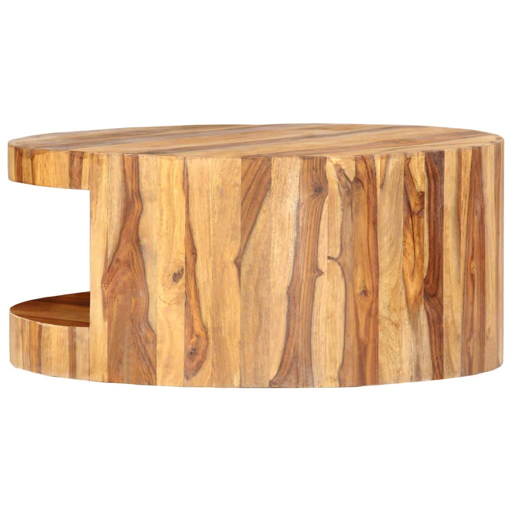 Round Coffee Table Solid Sheesham Wood Z524395
