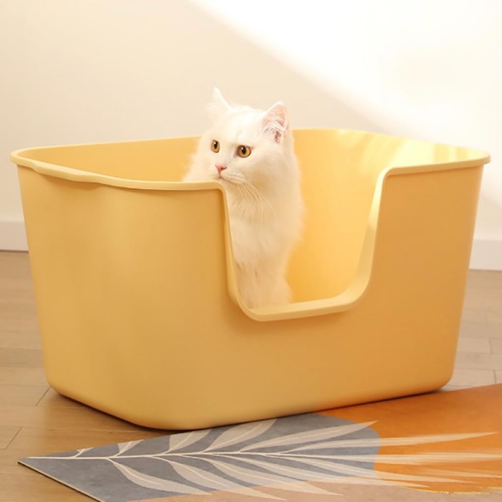 Extra Large High Sides Anti-Splashing Kitty Litter Box S15289