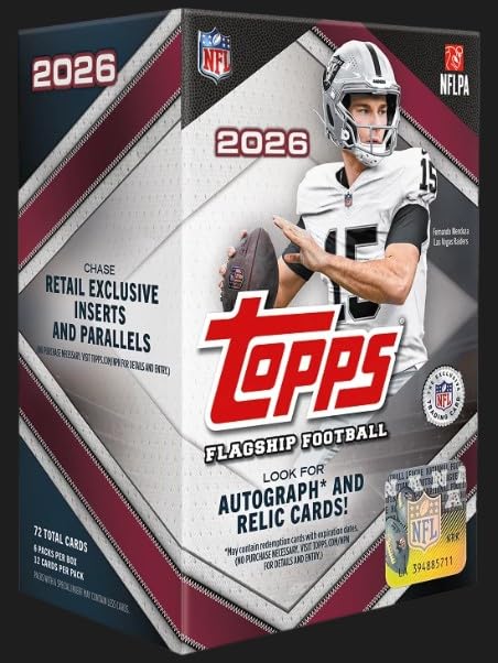 ToppsFlagship Football Card Blaster Box V5500