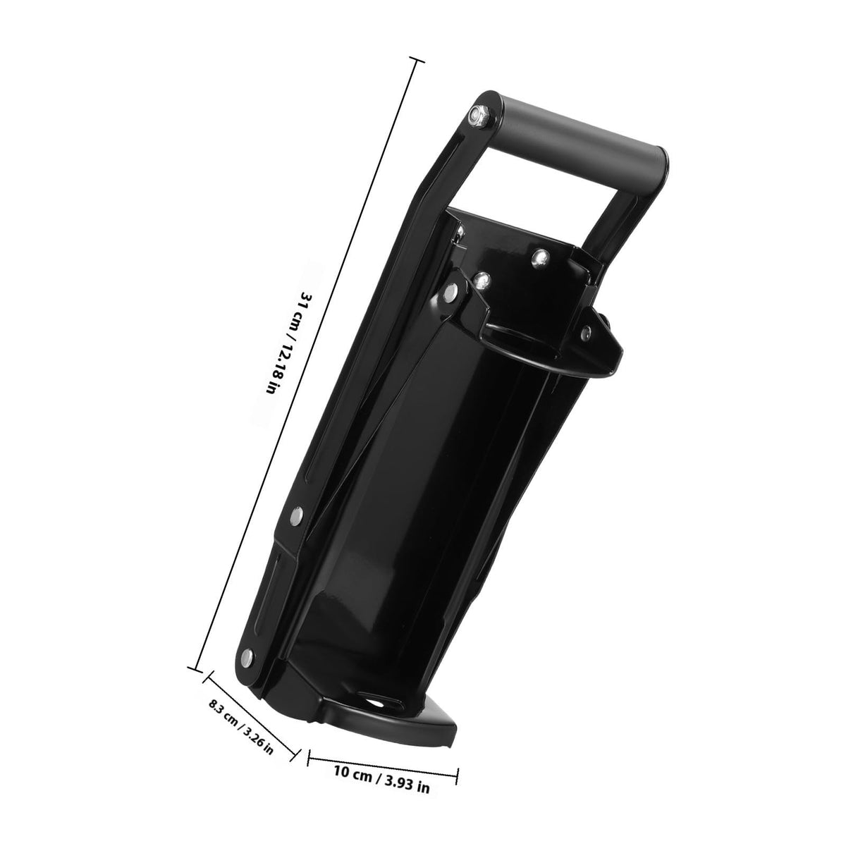 Heavy Duty Wall Mounted Stainless Steel Can Crusher with Built-in Bottle Opener K4024