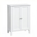 White Free Standing Bathroom Cabinet with Adjustable Shelf C33306