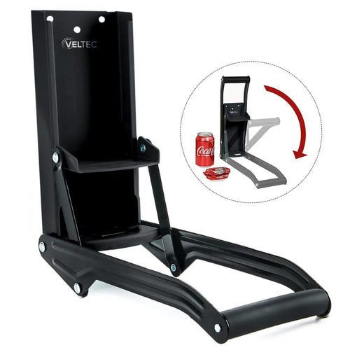 16 Oz and 12 Oz Wall-Mounted Can Crusher and Bottle Opener V480