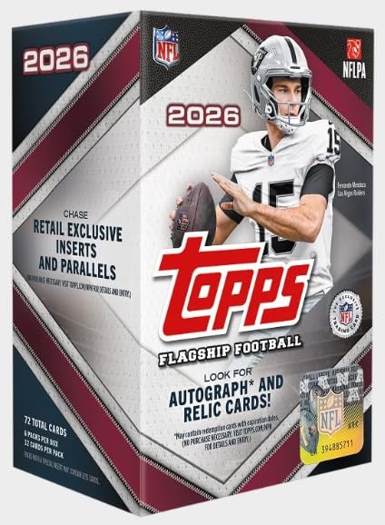 ToppsFlagship Football Card Blaster Box V5500