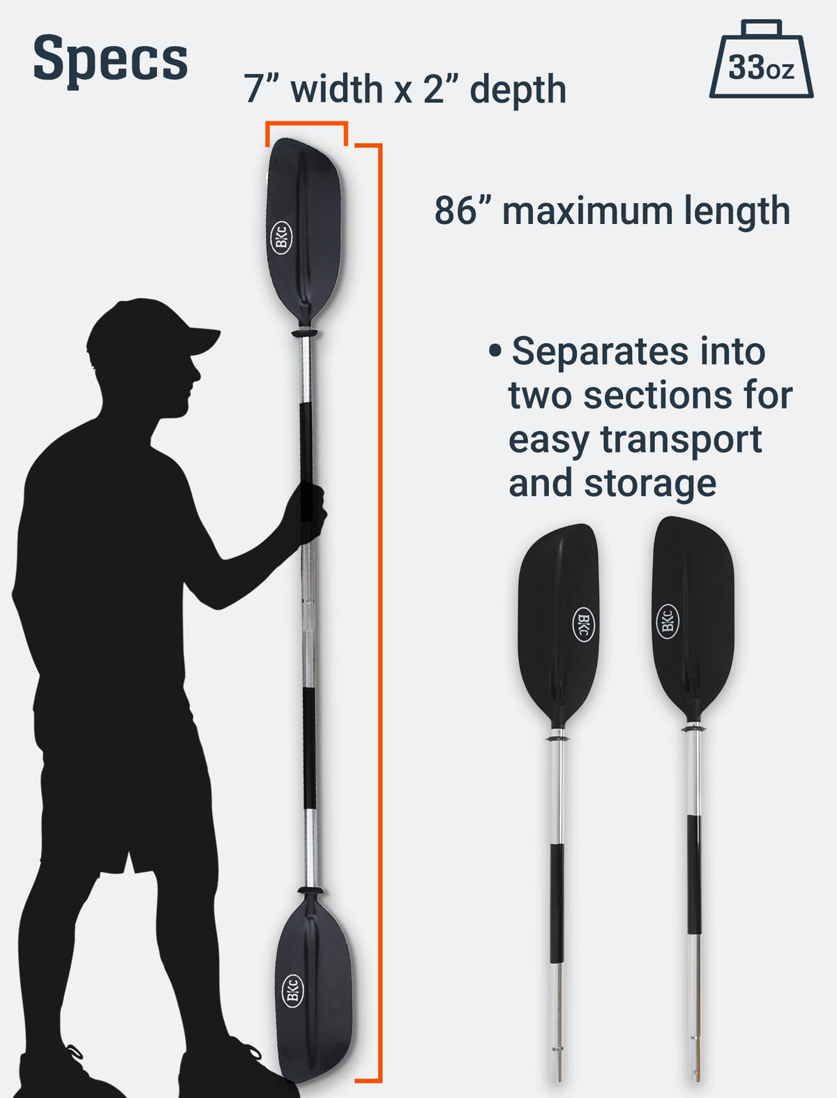 2-Piece Kayak Paddle J727180