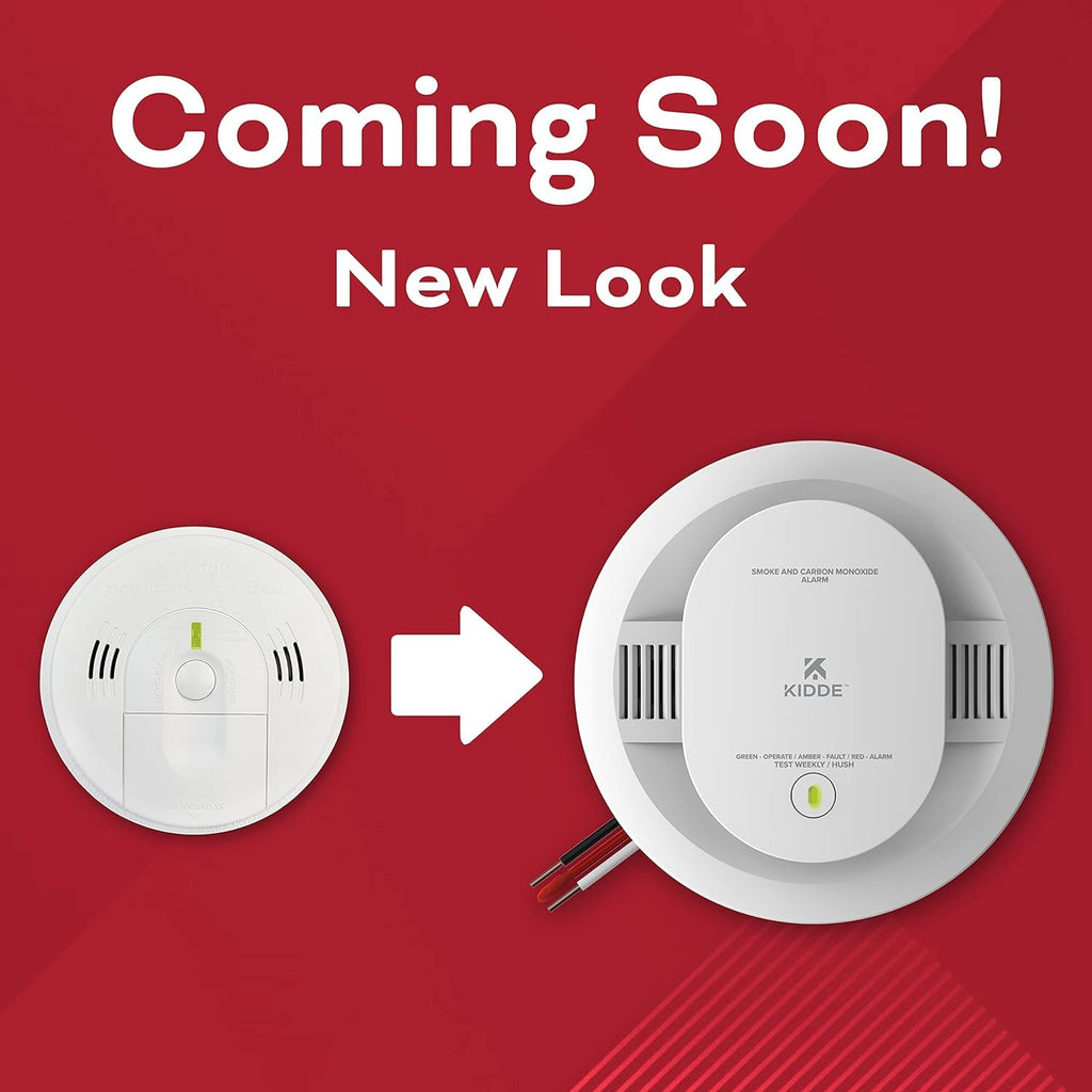 Hardwired Smoke & Carbon Monoxide Detector with Battery Backup, Pack of 2 M38919
