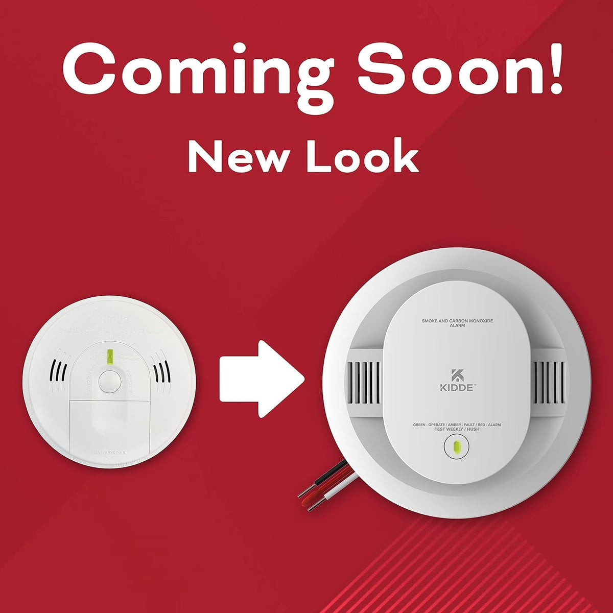 Hardwired Smoke & Carbon Monoxide Detector with Battery Backup, Pack of 2 M38919