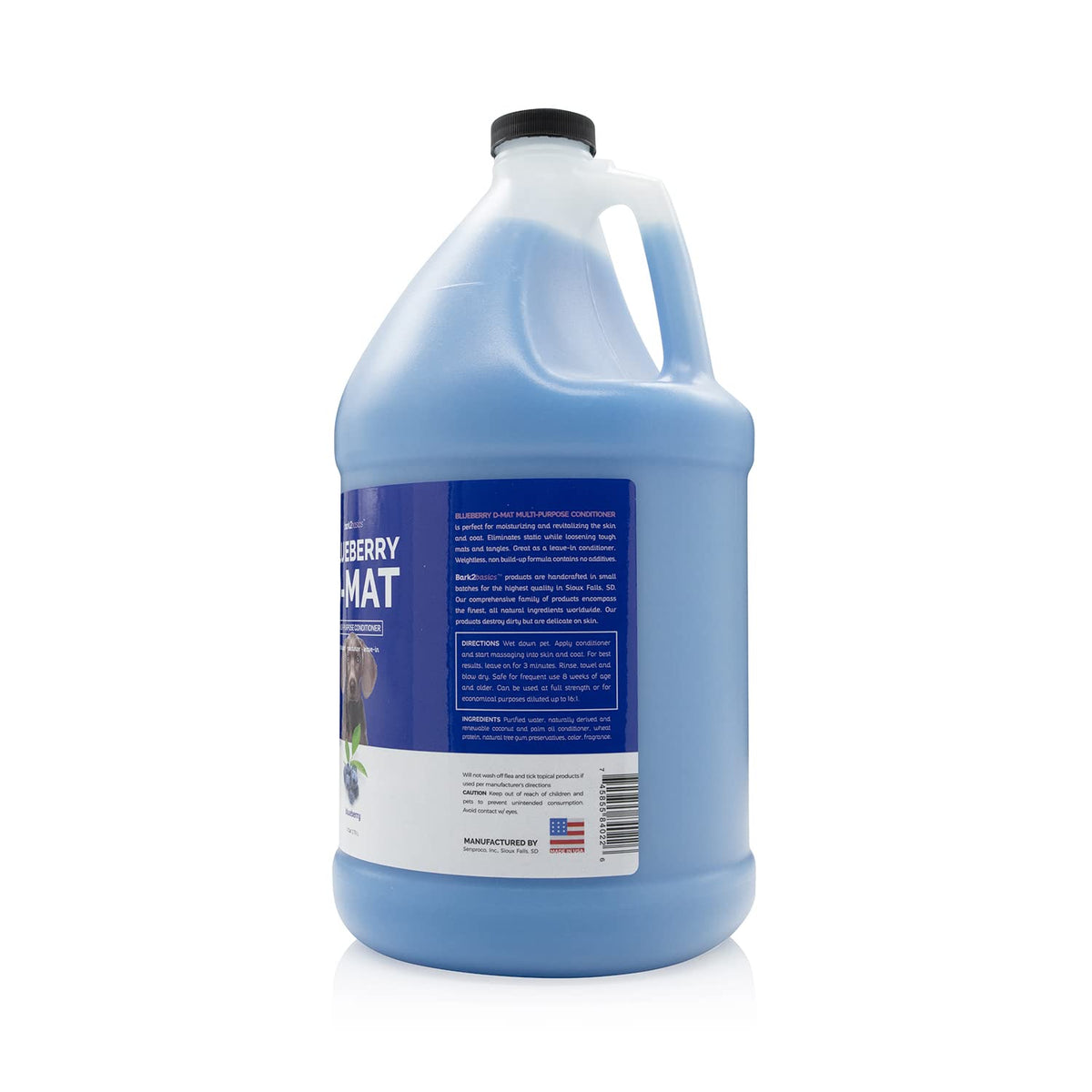 Blueberry Dog Conditioner and Pet Detangler 1 Gallon T768962