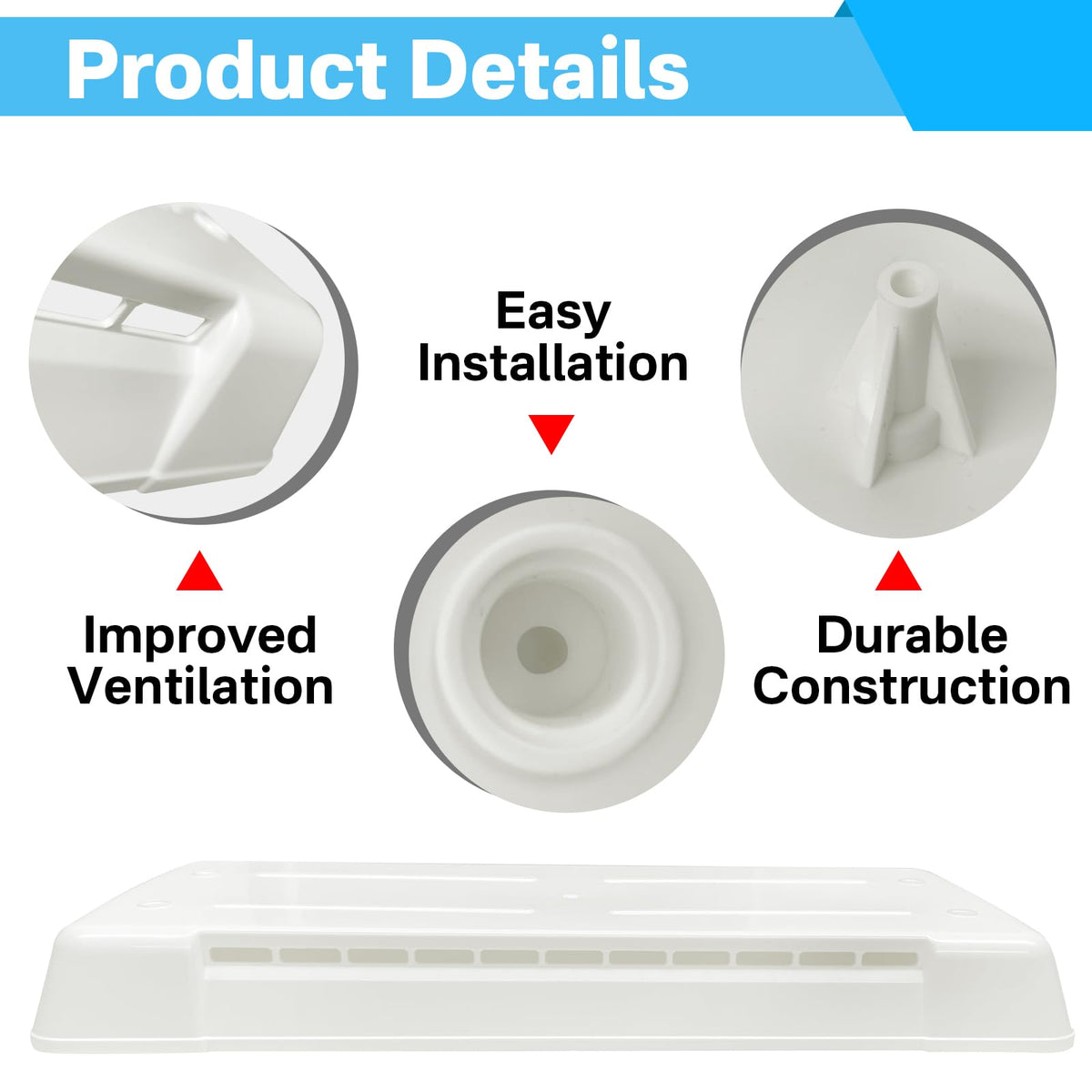 RV Refrigerator Vent Cover Replacement C225712