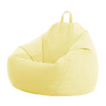 Soft Linen Bean Bag Chair Cover 100X120cm O488319