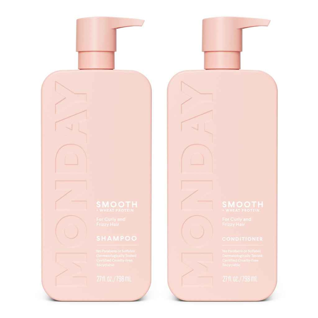 Smooth Shampoo + Conditioner Set 2 Count 27 oz Coconut Oil Shea Butter T709