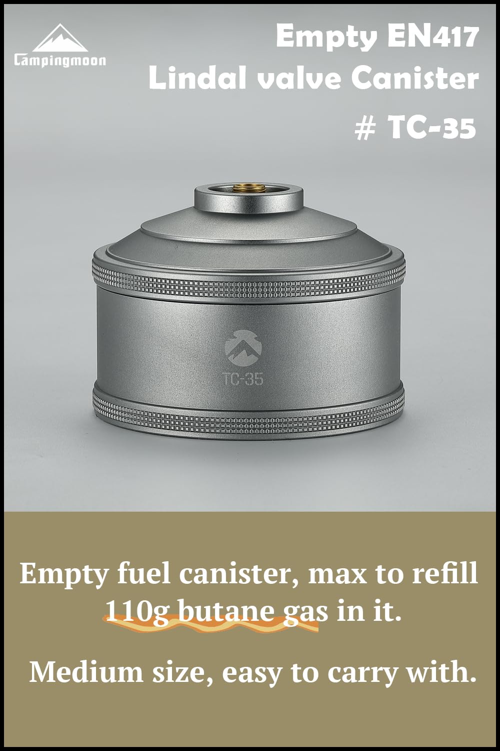 Empty Refillable Gas Canister 110g N726343