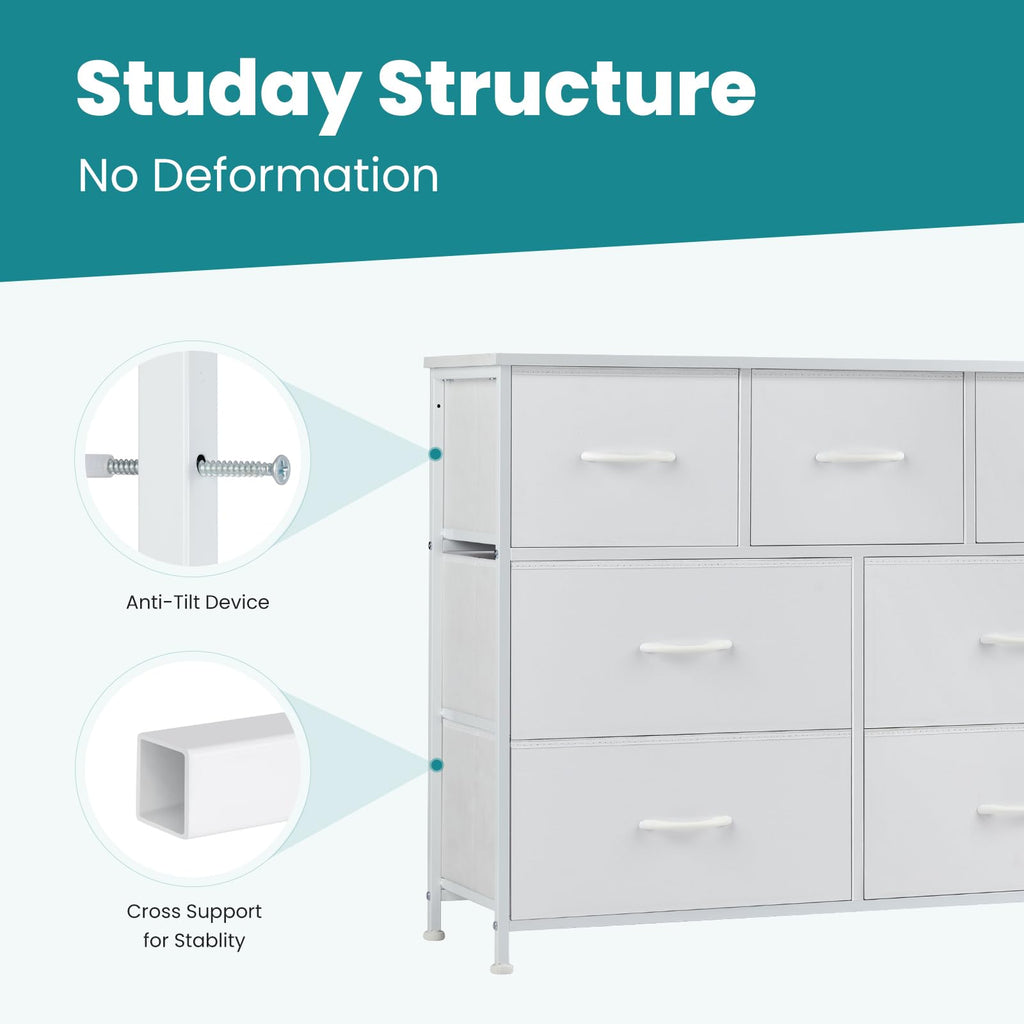 7 Drawer Fabric Dresser I502345