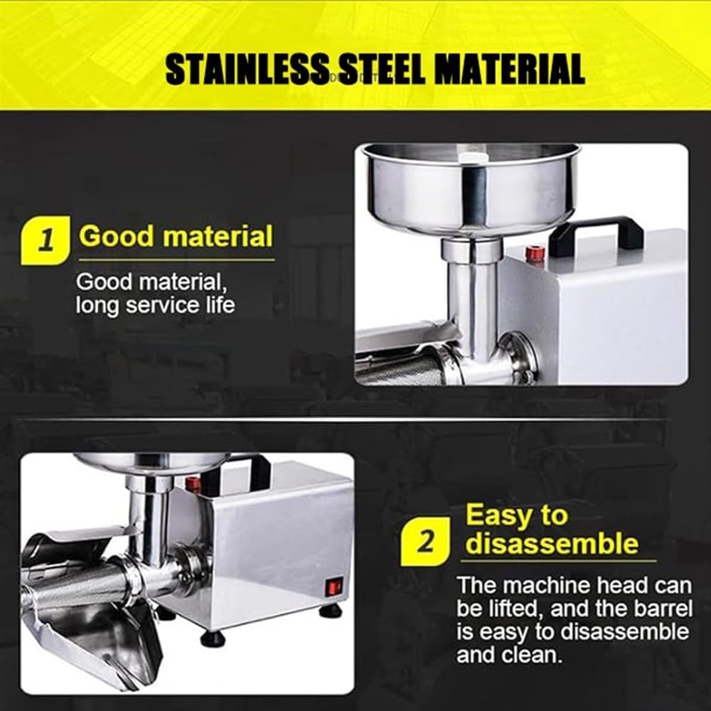 Electric Tomato Press & Strainer Machine Stainless Steel F191