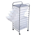 10 Drawer Rolling Storage Cart D39612