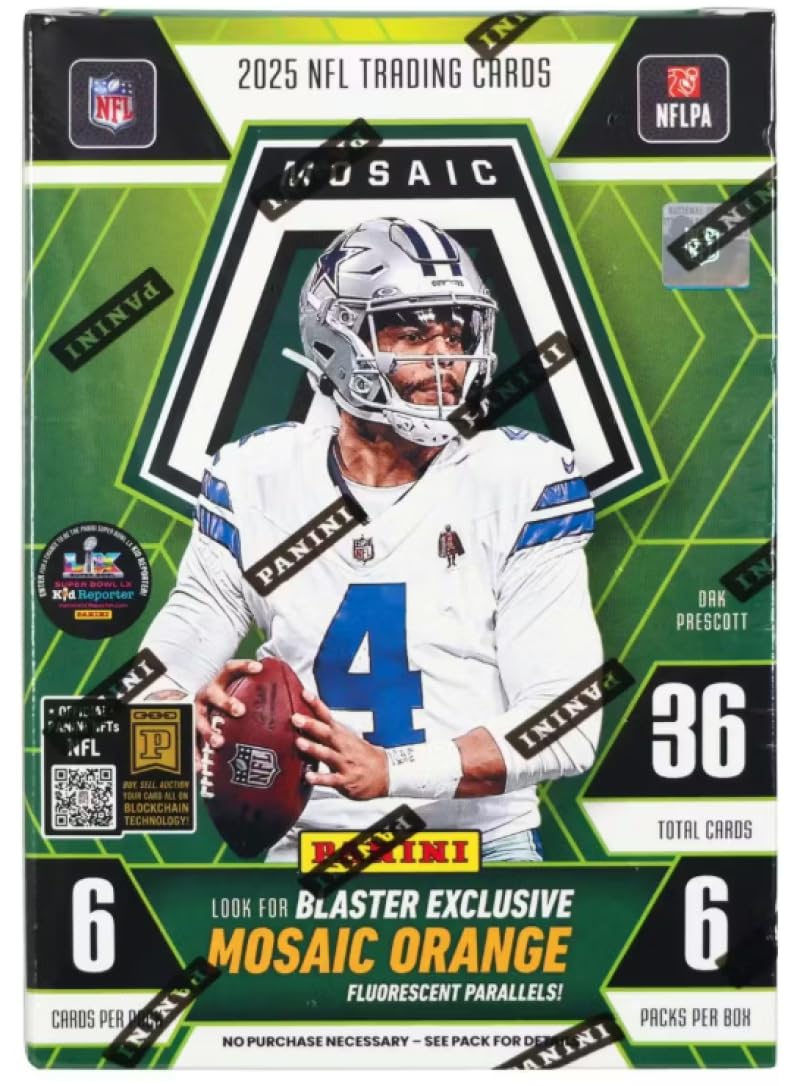 Football Trading Cards Blaster Box O48336