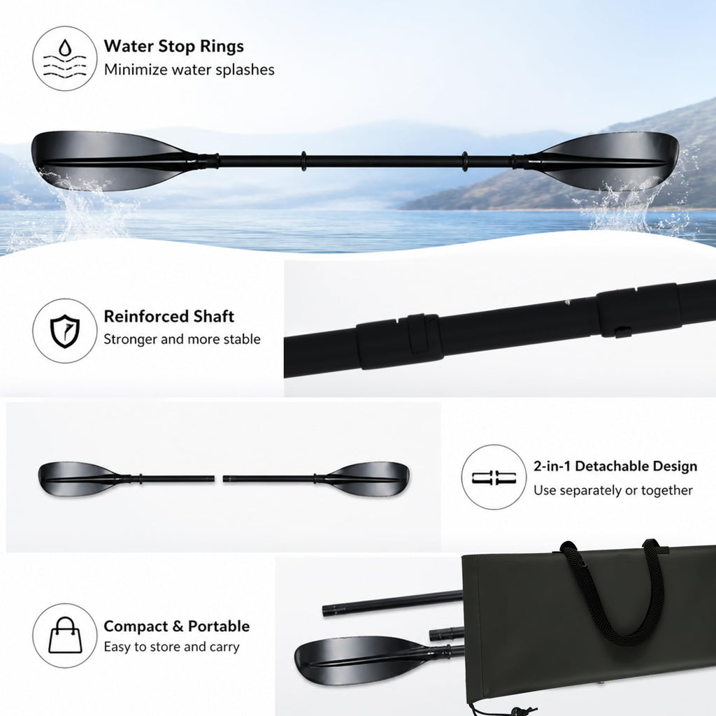 Heavy Duty Portable Kayak Paddle with Non-Slip Grip L73011