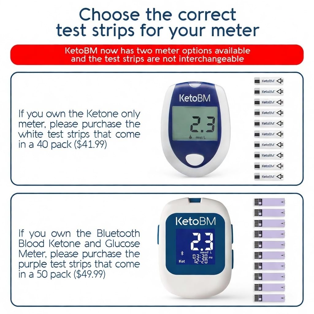 Blood Ketone Test Strips 50pk X7406