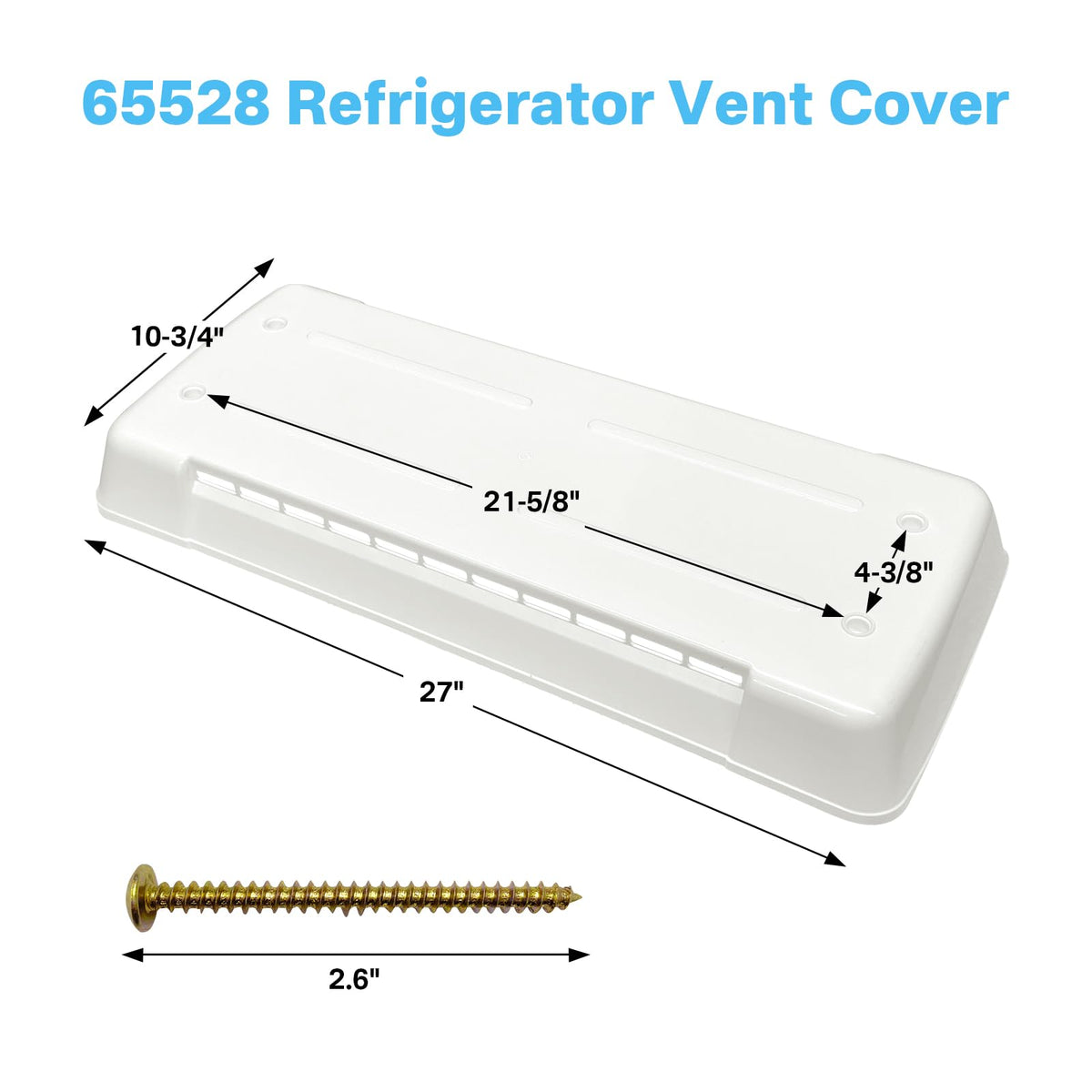 RV Refrigerator Vent Cover Replacement C225712