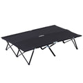 2 Person Folding Camping Cot with Carry Bag, 300 lbs Capacity B412