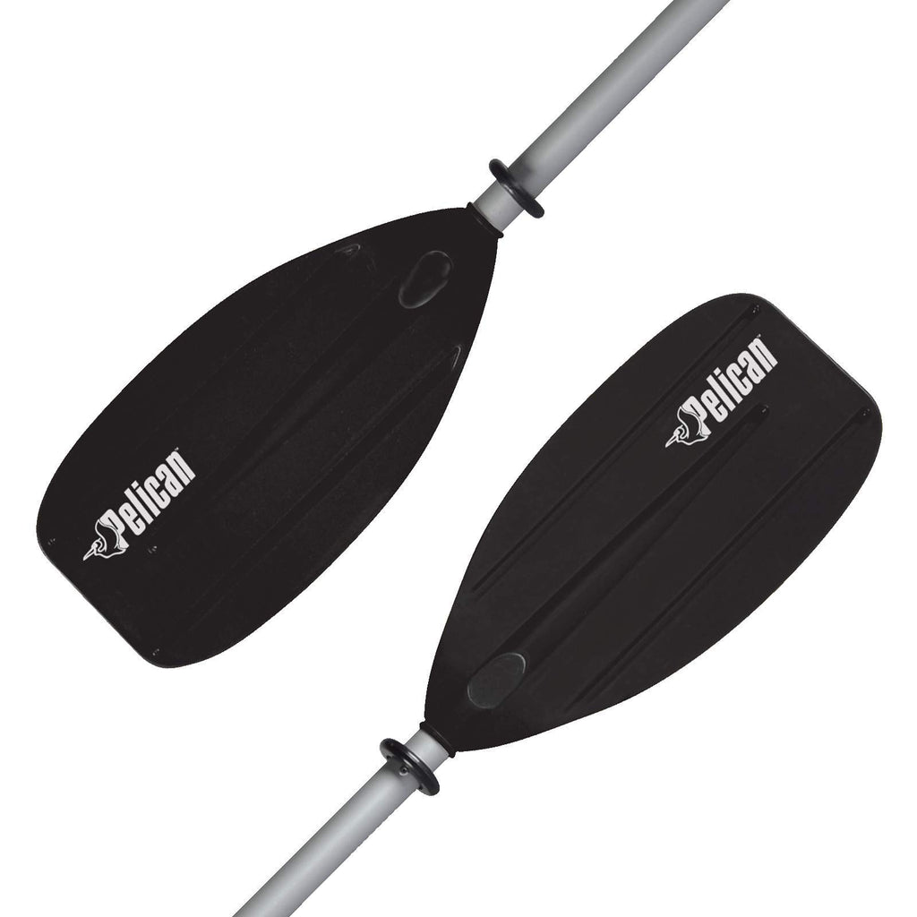 Kid Kayak Paddle 2 Piece Aluminum Polypropylene 72 in Black F822404