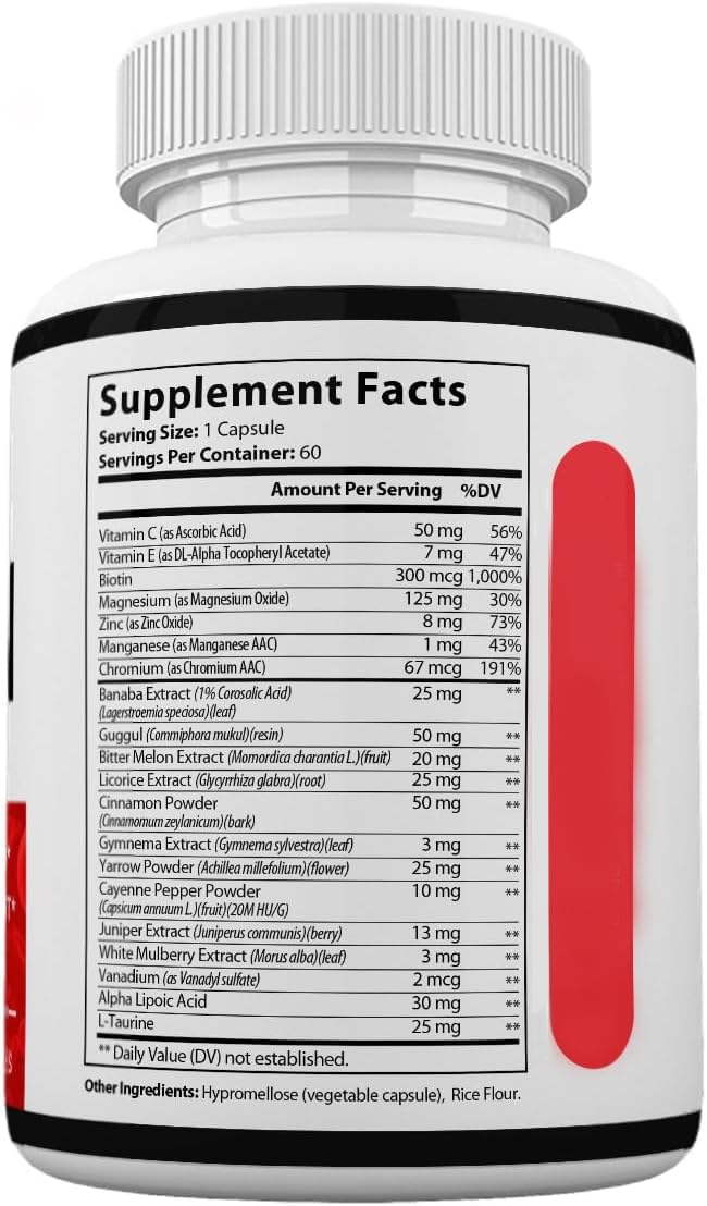 Glycogen Support Capsules Dietary Supplement, 60 Count H208