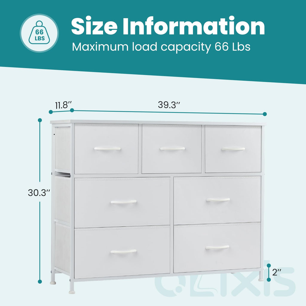 7 Drawer Fabric Dresser I502345