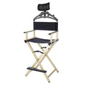 Extra Tall Foldable Makeup Artist Stool Chair O876883