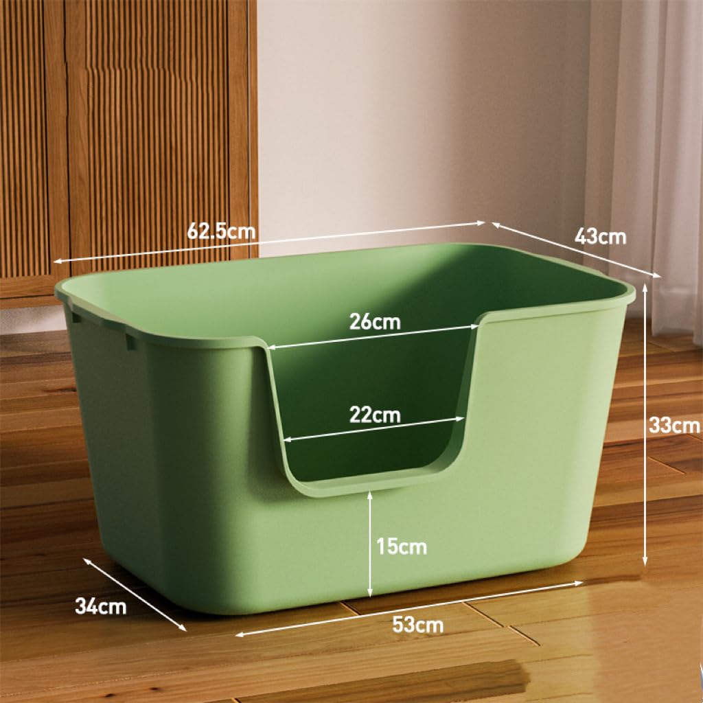 Extra Large High Sides Anti-Splashing Kitty Litter Box S15289