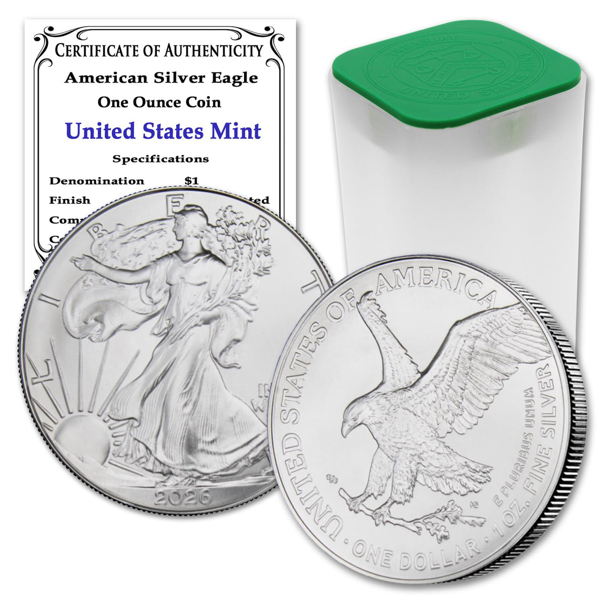 1 oz American Silver Eagle Coins K807621