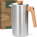 34 oz Stainless Steel Double Wall French Press E2462