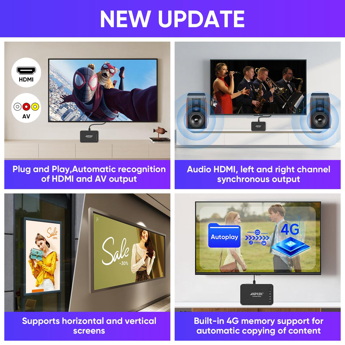 4K HDMI TV Media Player K904618