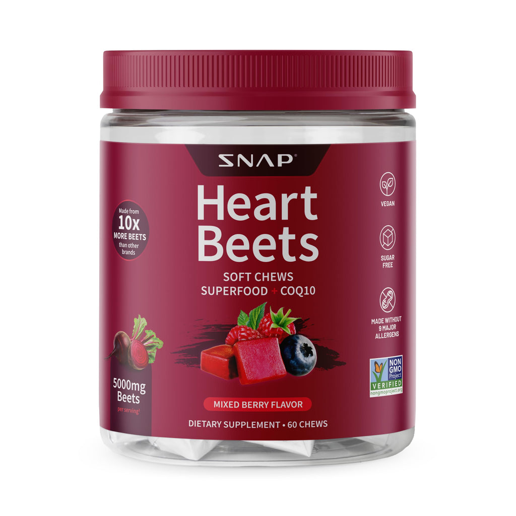 Beet Root Extract & CoQ10 Soft Chews, Mixed Berry, 60 Ct C744