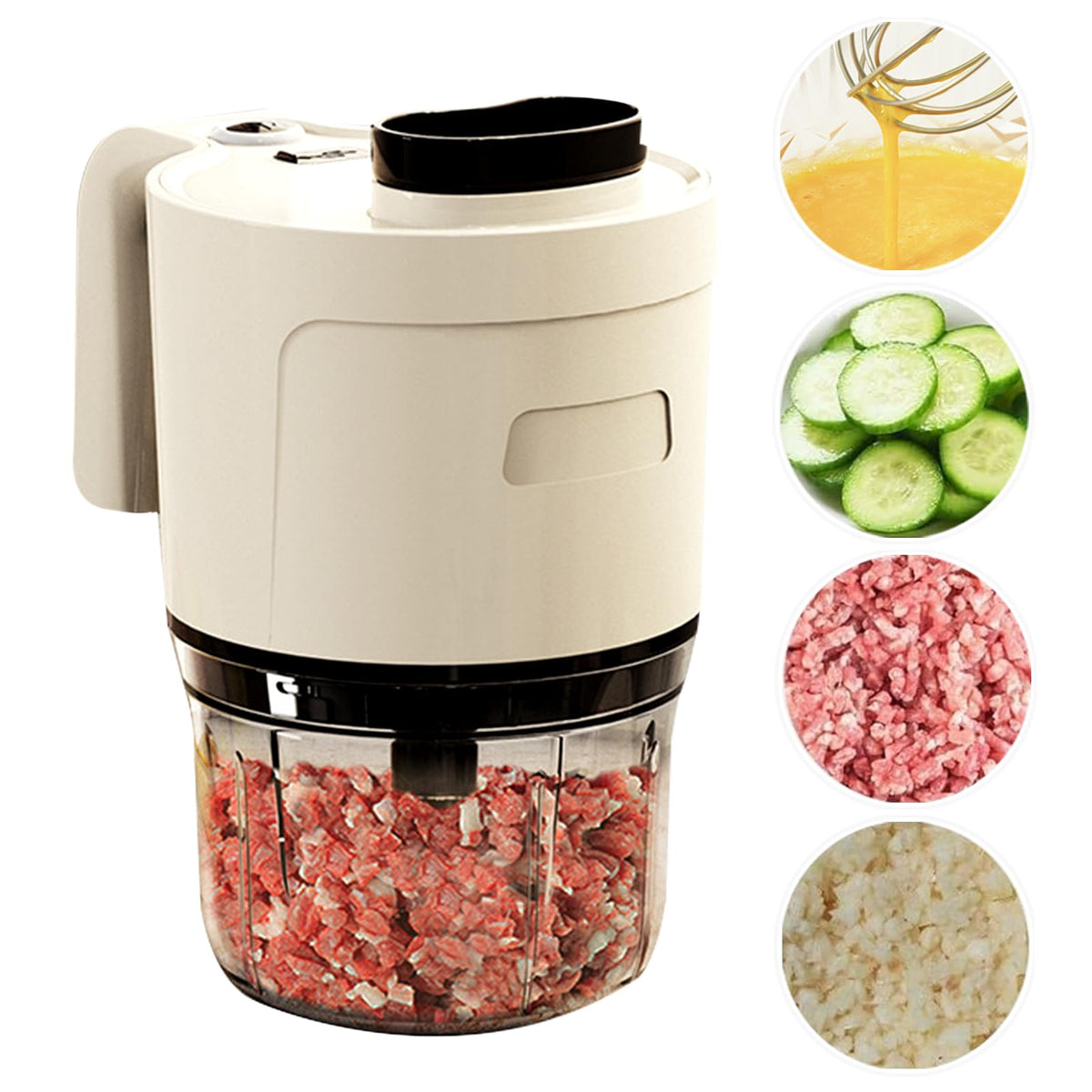 4-in-1 Waterproof Cordless Electric Vegetable Slicer Set X56108