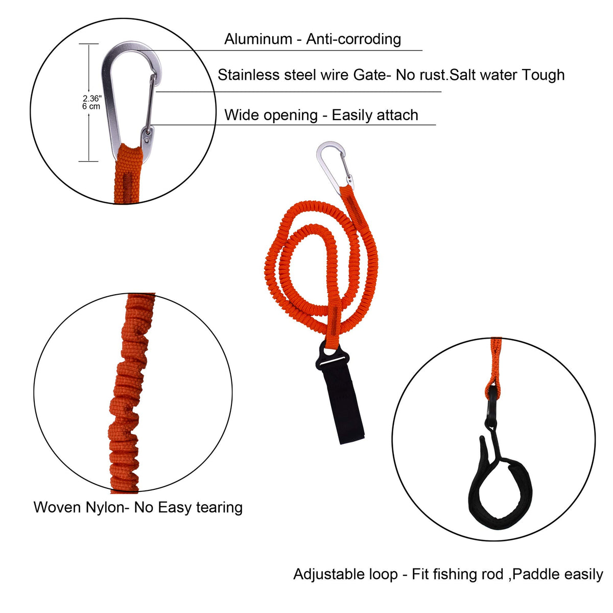 Orange Paddle Leash E195592