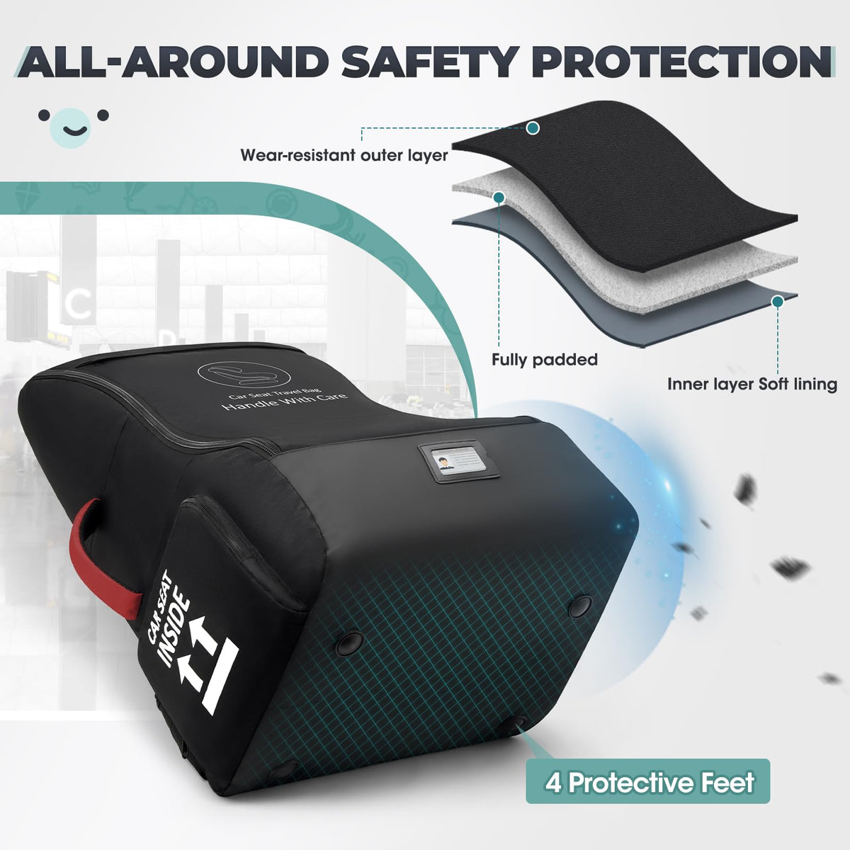 Padded Car Seat Travel Bag R202