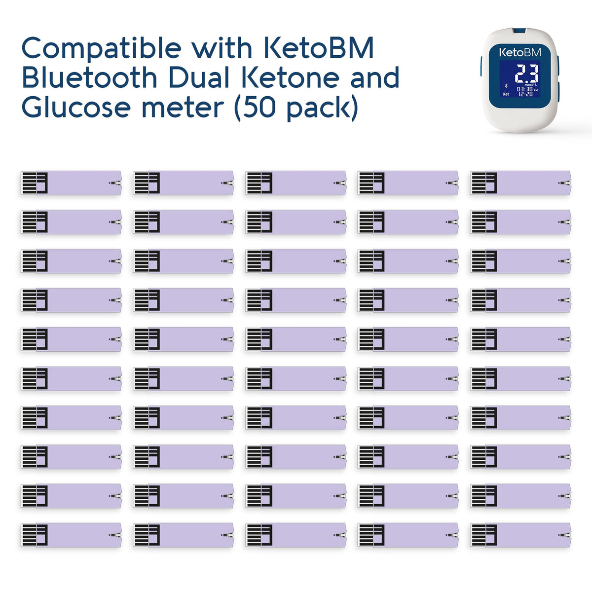 Blood Ketone Test Strips 50pk X7406