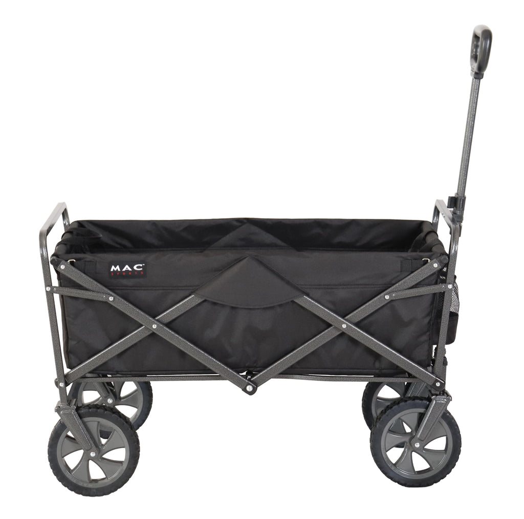 Collapsible Folding Outdoor Utility Wagon, Black X54066