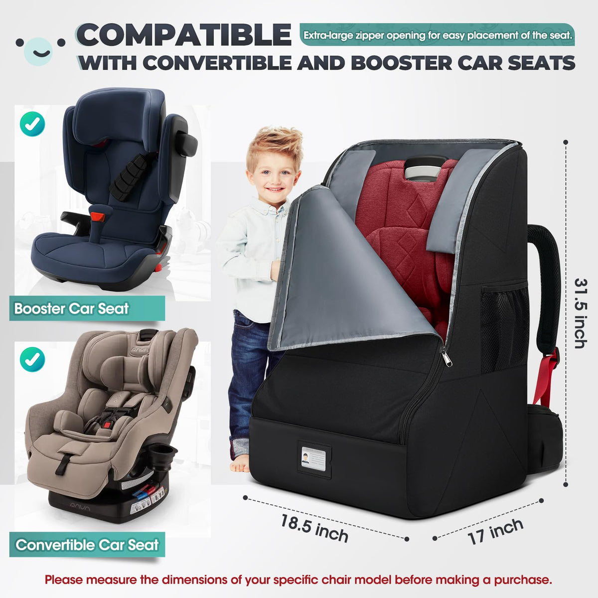Padded Car Seat Travel Bag R202