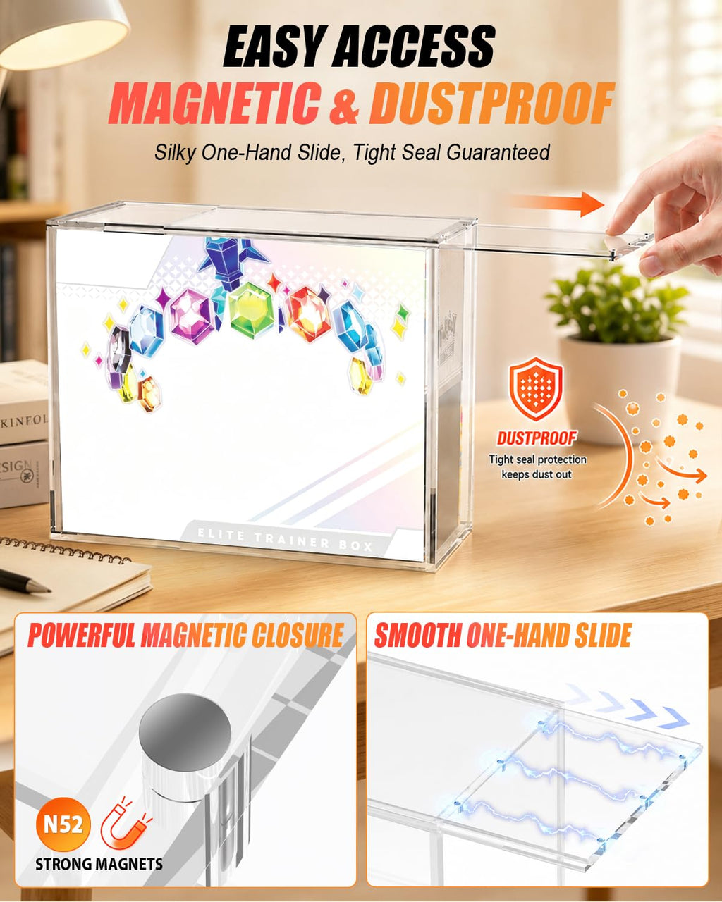 Acrylic ETB Protector Case 3 Pack E25794