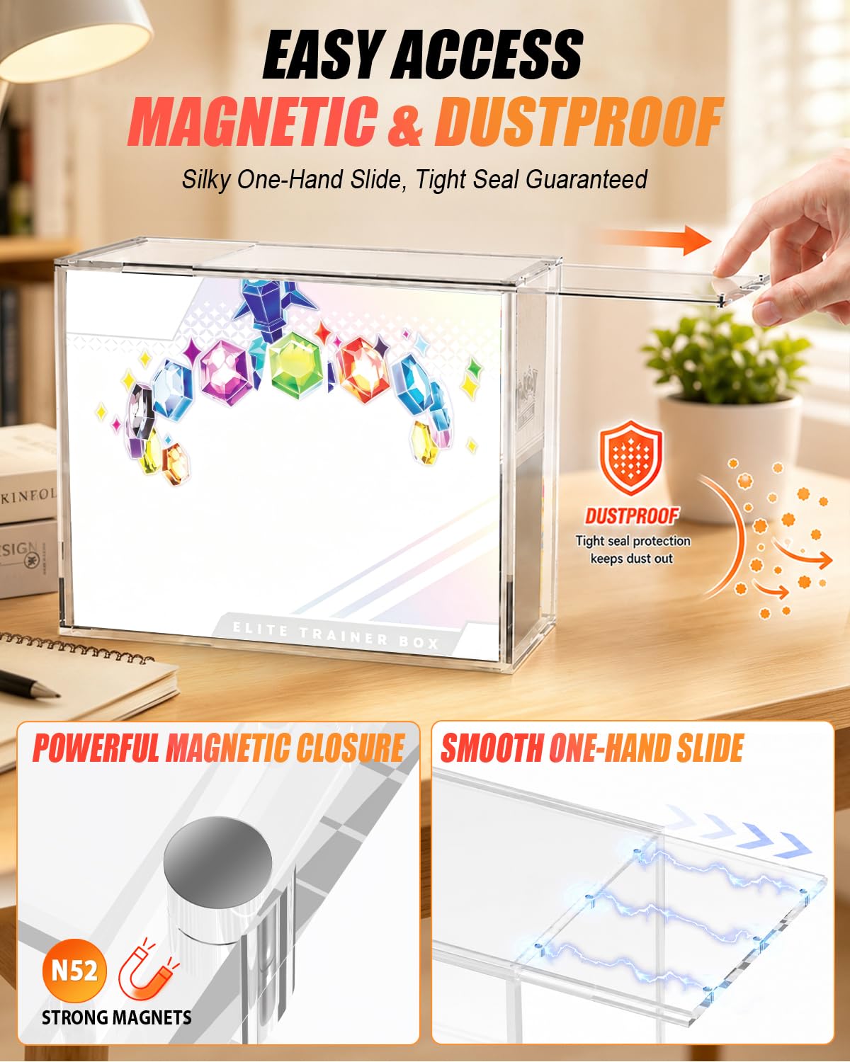 Acrylic ETB Protector Case 3 Pack E25794