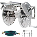 Stainless Steel Wall Mount Garden Hose Reel D33562