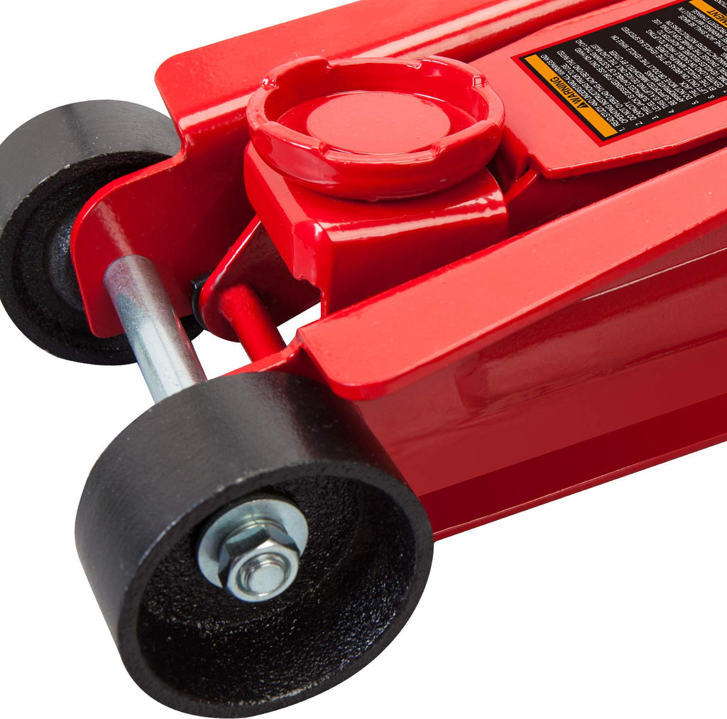 2.5 Ton Low Profile Hydraulic Trolley Floor Jack, Red O8529