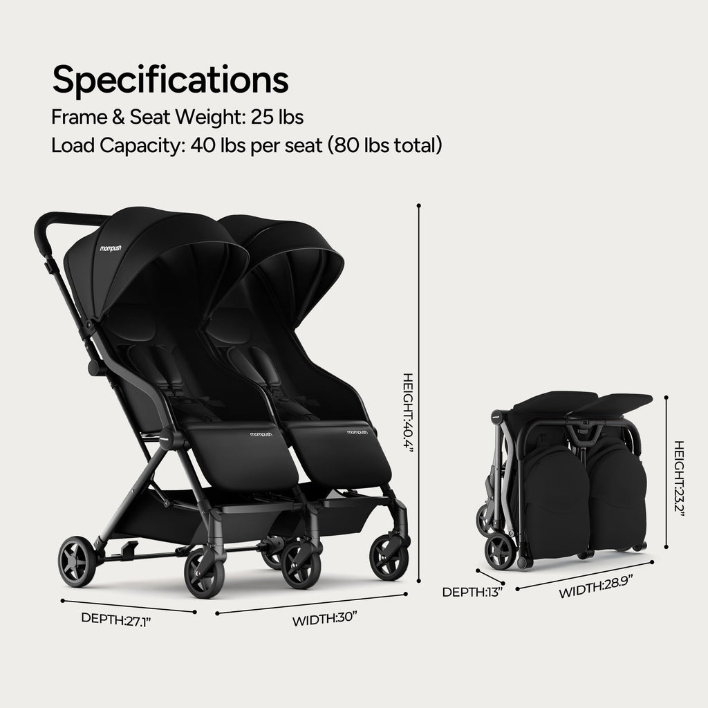 Lightweight Double Stroller H756474