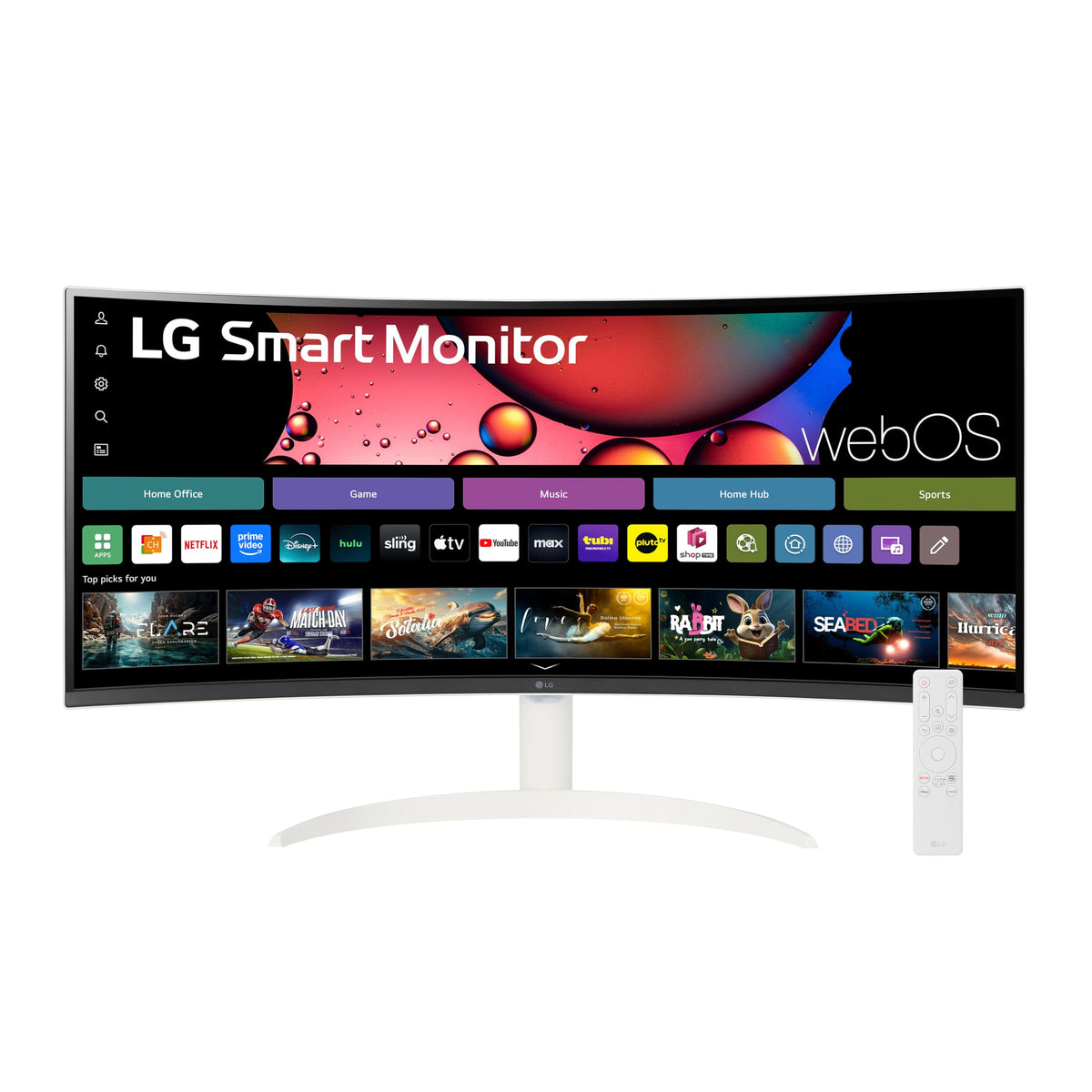 34-inch QHD Curved UltraWide Smart Monitor with Built-in Speaker U53875