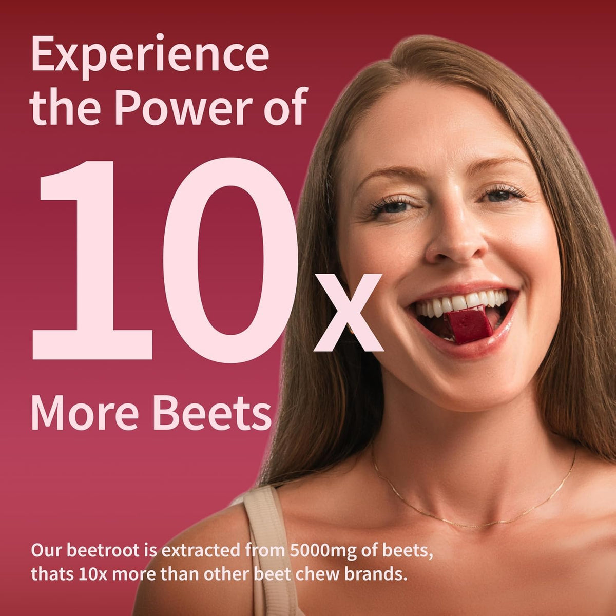 Beet Root Extract & CoQ10 Soft Chews, Mixed Berry, 60 Ct C744