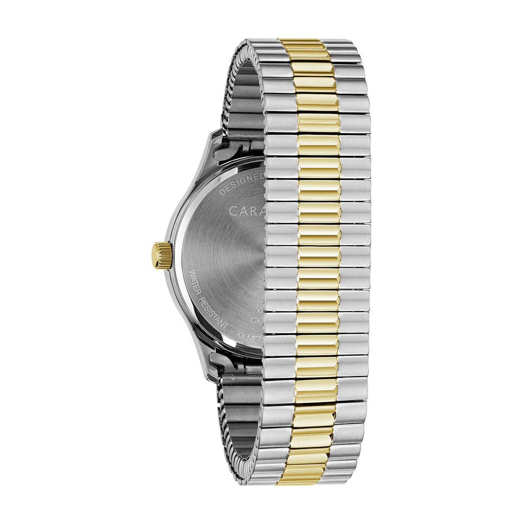 Men's Traditional Quartz Stainless Steel Watch with Expansion Band, 40mm C42145