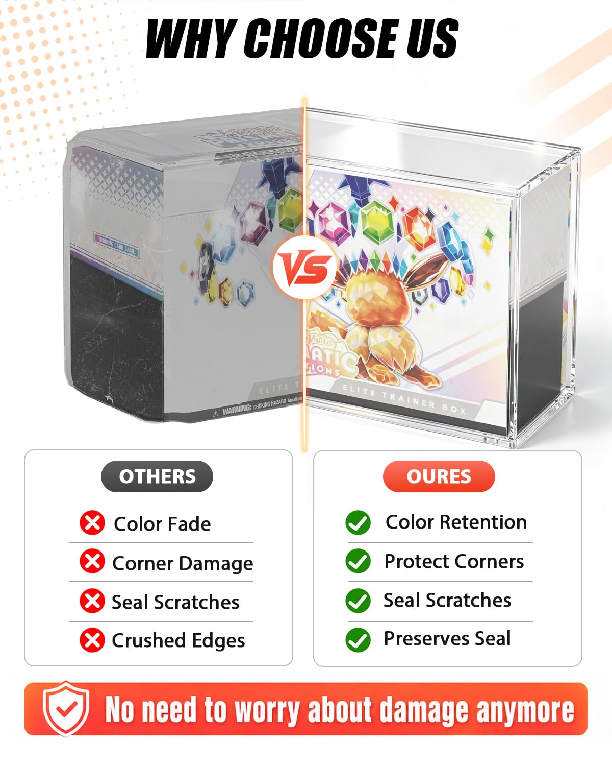 Acrylic ETB Protector Case 3 Pack E25794